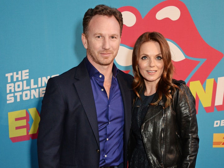 Christian Horner and Geri Horner.