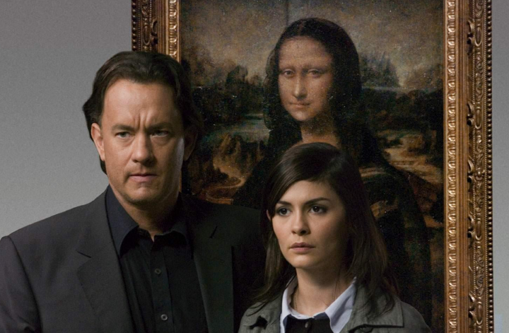 Tom Hanks starred with Audrey Tautou in the film of 'The Da Vinci Code'