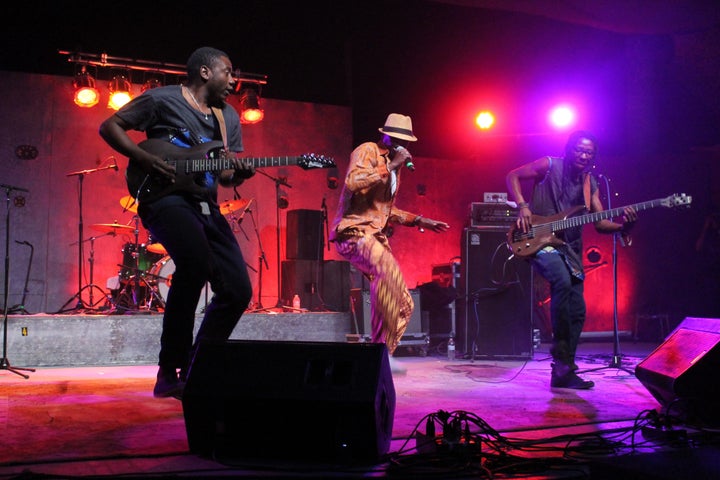 Zimbabwe-based Afro-funk band Mokoomba rocked the stage Friday night. 