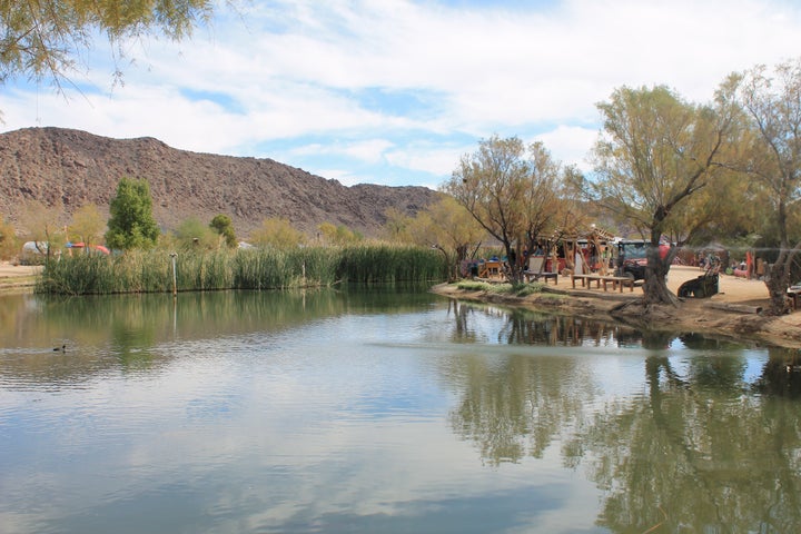 The grounds at Joshua Tree Music Festival. 