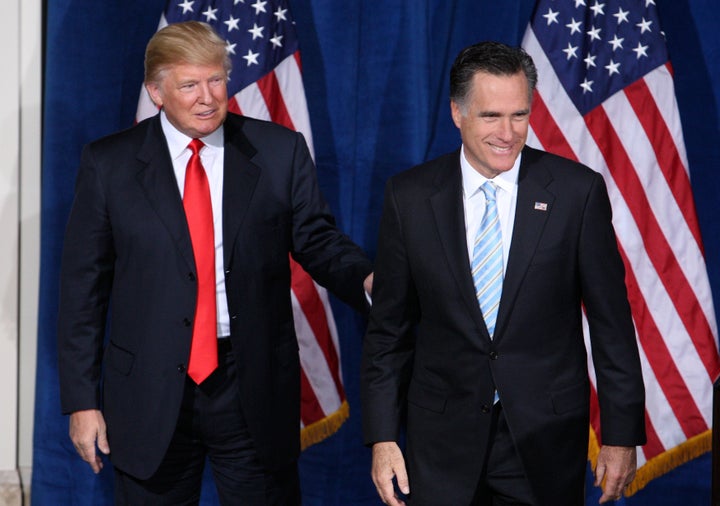 Donald Trump is polling significantly behind Mitt Romney, whom he endorsed in 2012. Sad!