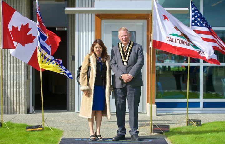 October 3, 2016 - California State Board of Equalization Chairwoman Fiona Ma, CPA and Mayor of Nanaimo Bill McKay