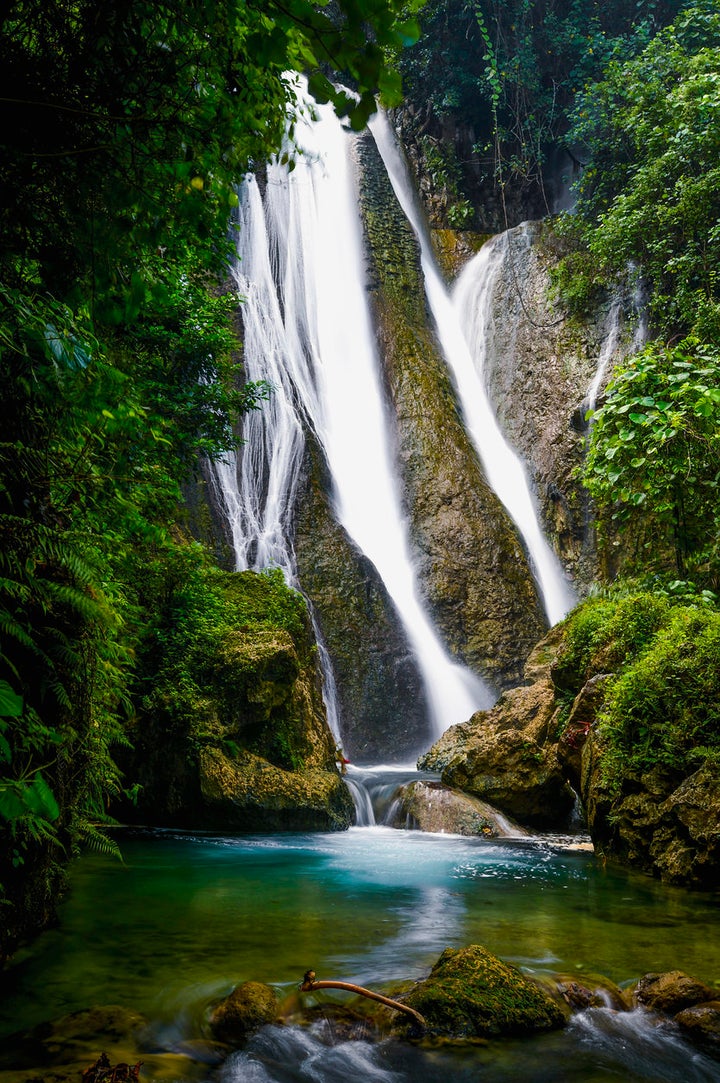 Stunning waterfalls on Tanna Island.