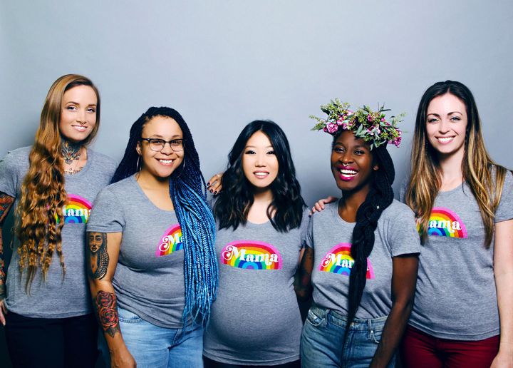 Jessica Zucker created "rainbow baby"-themed shirts and bags in honor of Pregnancy and Infant Loss Awareness Month.