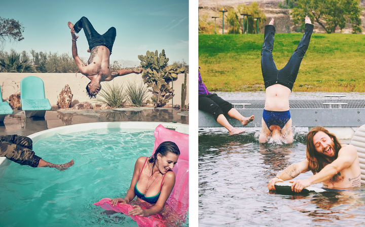 Left: <a href="http://www.gq.com/story/fall-fashion-rock-climbing-joshua-tree" target="_blank" role="link" class=" js-entry-link cet-external-link" data-vars-item-name="GQ" data-vars-item-type="text" data-vars-unit-name="57fc3165e4b068ecb5e14d2c" data-vars-unit-type="buzz_body" data-vars-target-content-id="http://www.gq.com/story/fall-fashion-rock-climbing-joshua-tree" data-vars-target-content-type="url" data-vars-type="web_external_link" data-vars-subunit-name="article_body" data-vars-subunit-type="component" data-vars-position-in-subunit="22">GQ</a>; Right: <a href="https://www.outdoorresearch.com/blog/stories/we-took-falls-crunchiest-designer-clothes-to-watch-ladies-rock-climbing-in" target="_blank" role="link" class=" js-entry-link cet-external-link" data-vars-item-name="Outdoor Research" data-vars-item-type="text" data-vars-unit-name="57fc3165e4b068ecb5e14d2c" data-vars-unit-type="buzz_body" data-vars-target-content-id="https://www.outdoorresearch.com/blog/stories/we-took-falls-crunchiest-designer-clothes-to-watch-ladies-rock-climbing-in" data-vars-target-content-type="url" data-vars-type="web_external_link" data-vars-subunit-name="article_body" data-vars-subunit-type="component" data-vars-position-in-subunit="23">Outdoor Research</a>.