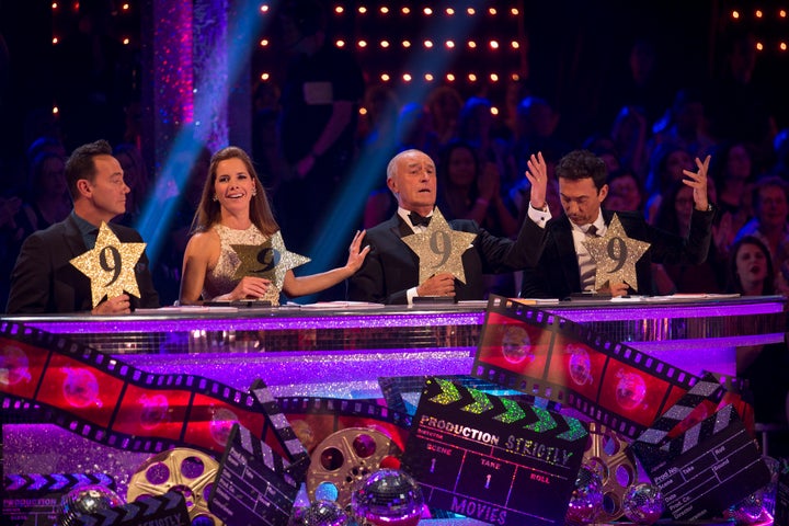 The 'Strictly' judges: (l-r) Craig Revel Horwood, Darcey Bussell, Len Goodman and Bruno Tonioli.