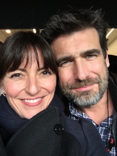 Davina McCall with her husband Matthew Robertson.