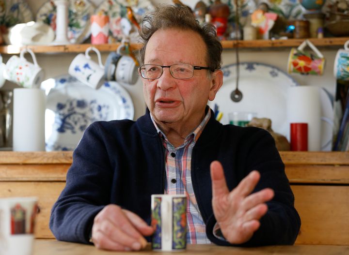 Larry Sanders, pictured at home in his kitchen in Oxfordm is the Green candidate in Witney