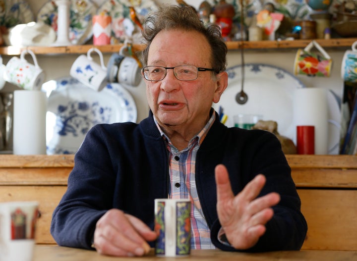 Larry Sanders, pictured at home in his kitchen in Oxfordm is the Green candidate in Witney