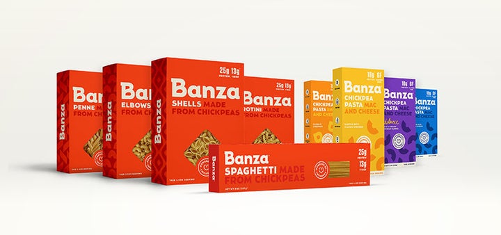 The entire line up of Banza products now available.