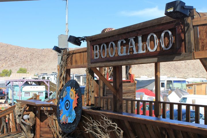 The Boogaloo stage area at the festival. 