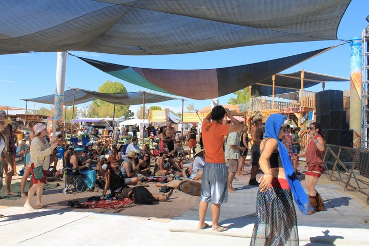 Saturday afternoon at Joshua Tree Music Festival. 