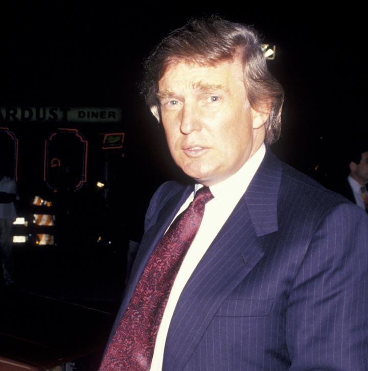 Donald Trump in New York City in October 1993, just months after he allegedly sexually assaulted make-up artist Jill Harth.