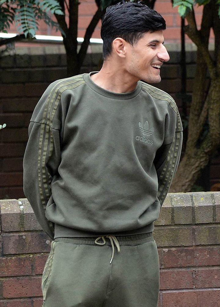 Takeaway owner Bashir Ahmadzai, 22, outside Birmingham Crown Court where he was jailed for two years having pleaded guilty to causing serious injury by dangerous driving