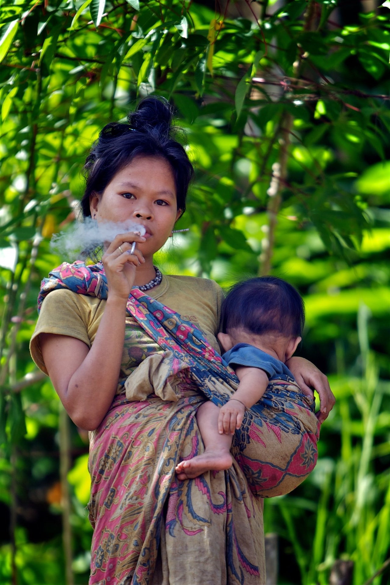 A Taut Batu tribal woman. Palawan, Philippines.