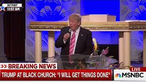 Trump at Black Church
