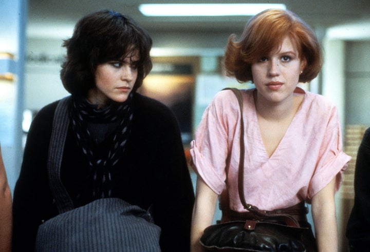 Ally Sheedy and Molly Ringward star in a scene from "The Breakfast Club."