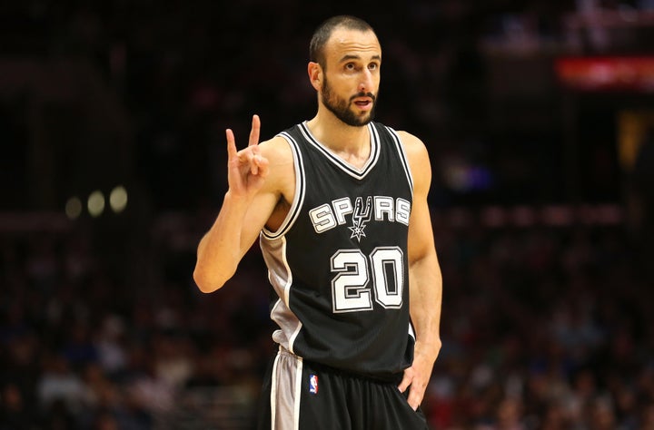 Manu Ginobli, a native of Argentina, is one of many foreign-born players who have played major roles for the Spurs durin