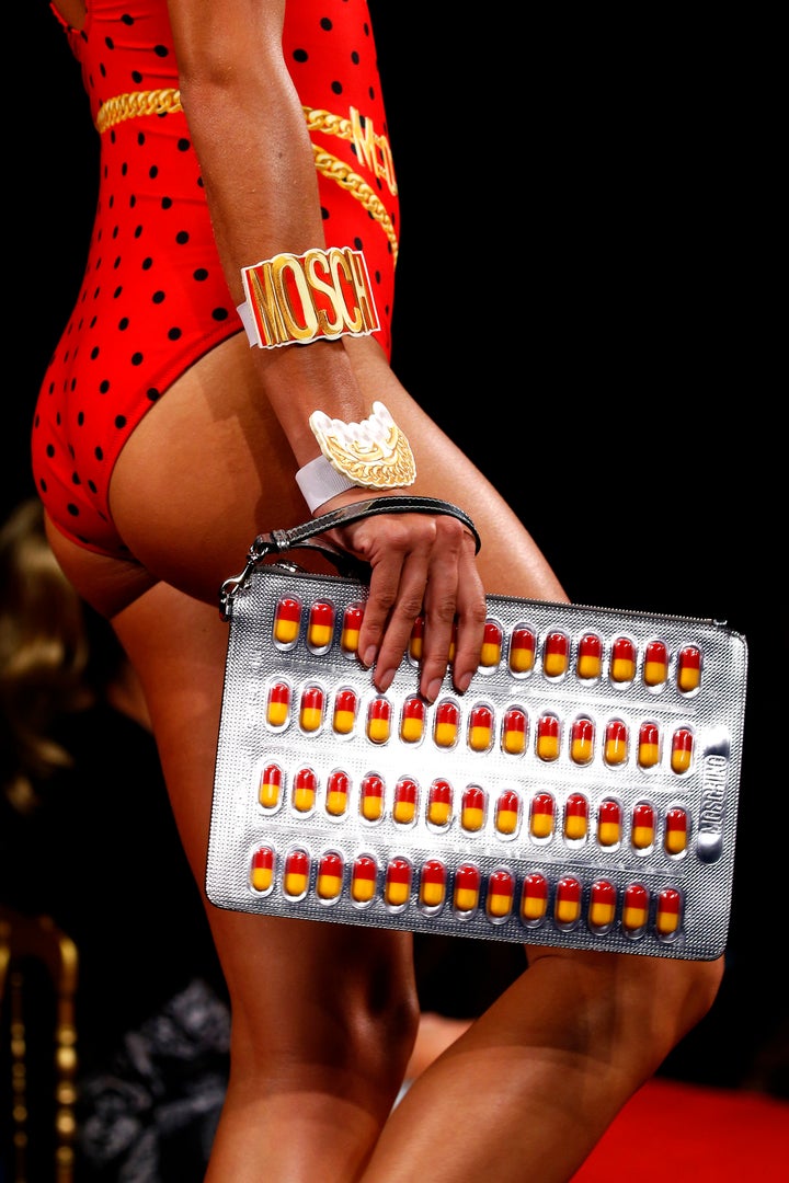 The MFW resee: Moschino's 'pill bottle' bag