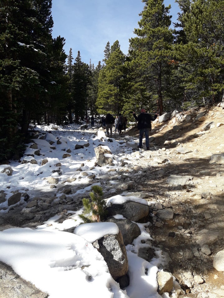 <p>Hike to St. Mary's Glacier</p>