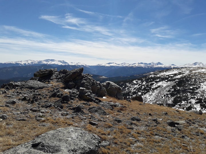 <p>View at top of St. Mary's Glacier</p>