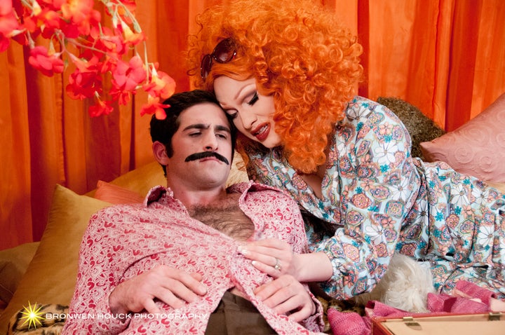 Jonathan Crimeni and Jinkx Monsoon in "Capitol Hill"