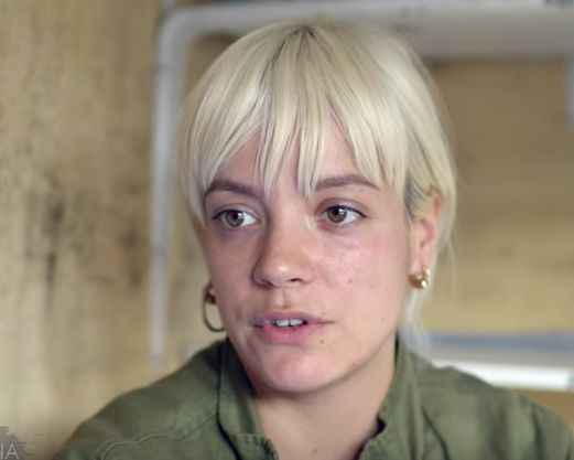 Lily Allen visited the so-called Jungle migrant camp in Calais 