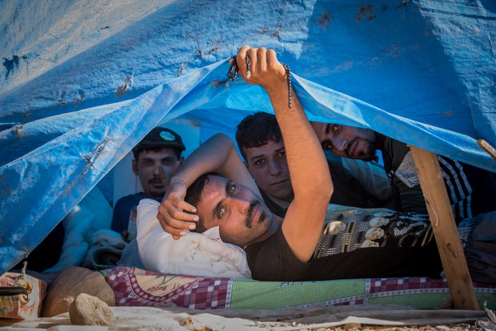 Many people at Debaga camp for displaced Iraqis have fled ISIS. They undergo major security checks before being registered with the Kurdish Regional Government, which has taken in hundreds of thousands of people.