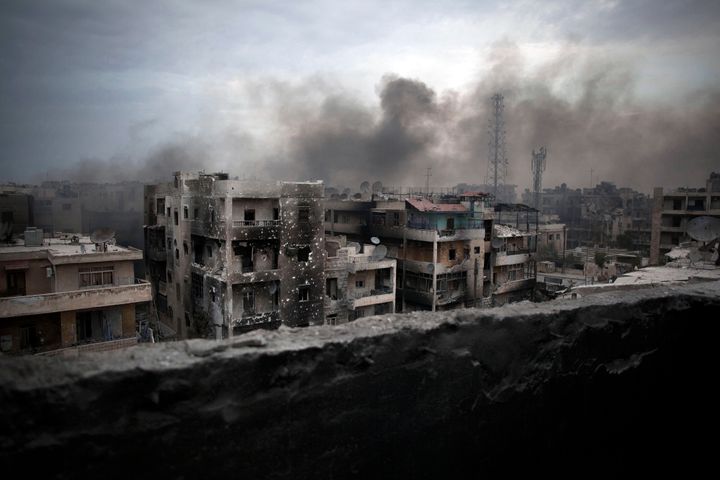 Aleppo under attack