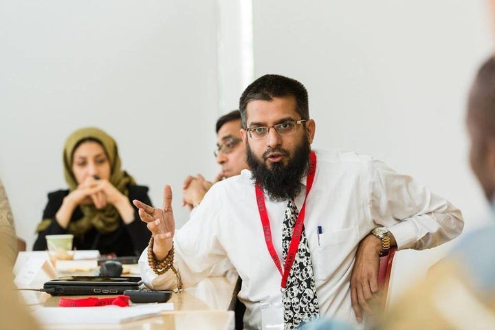 Zeeshan-ul-hassan Usmani at Brown University in 2014, while he was a visiting scholar at the Watson Institute of International Studies.