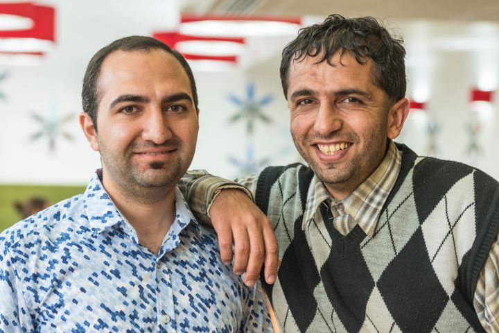 Emad Alchikh Saleh and Hussam Abuhajjaj are the first refugees to benefit from the scholarship