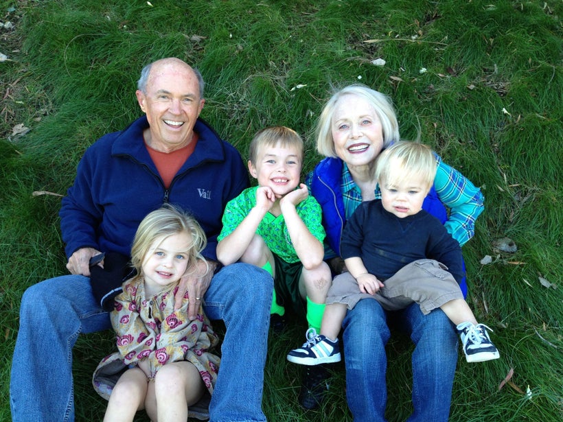 My parents with my kids in 2012