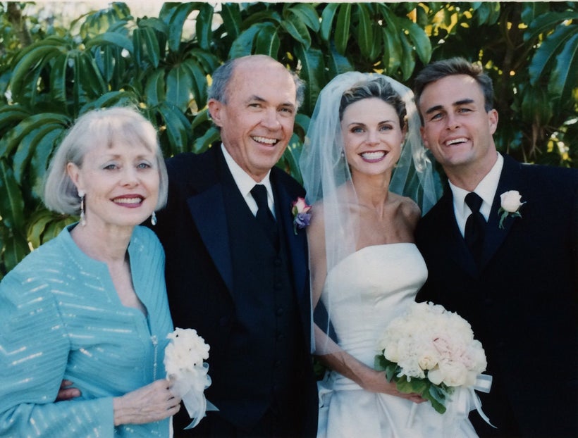 At my wedding in 2003