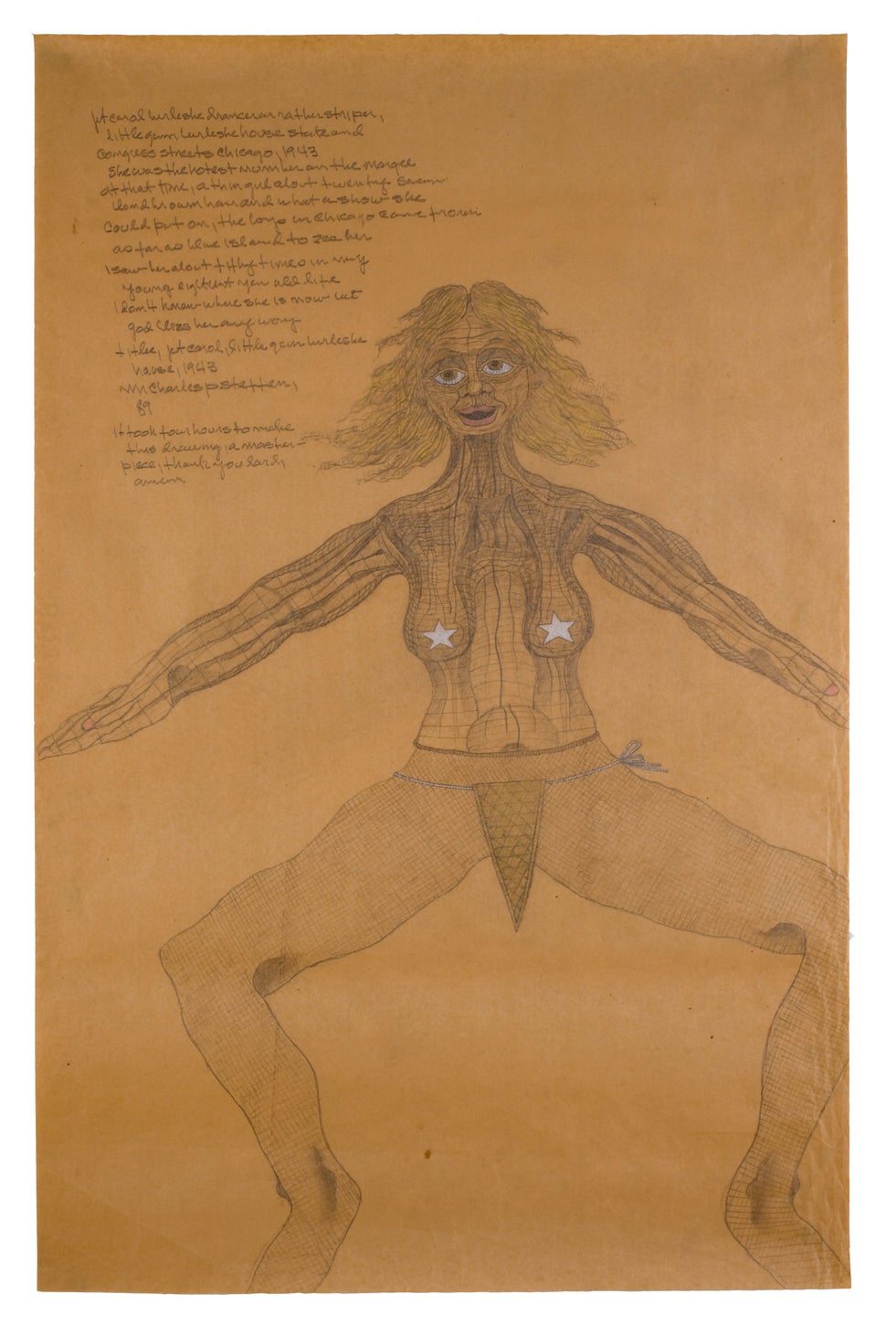 "Jet Carol Little Gem Burlesque," 1989.