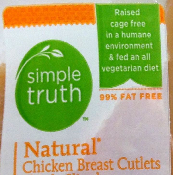 This "humane" label on chicken sold by Kroger supermarkets was approved by Obama administration regulators despite no documentation. It was removed after Kroger was sued by welfare advocates.