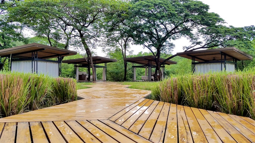 El Mangroove Bearth Spa outdoor treatment rooms