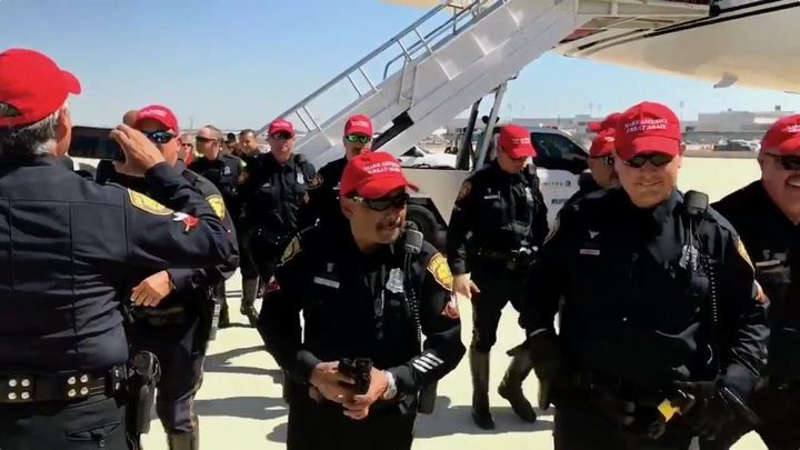 San Antonio police officers who wore "Make America Great Again" hats on the job will be disciplined, according to Police