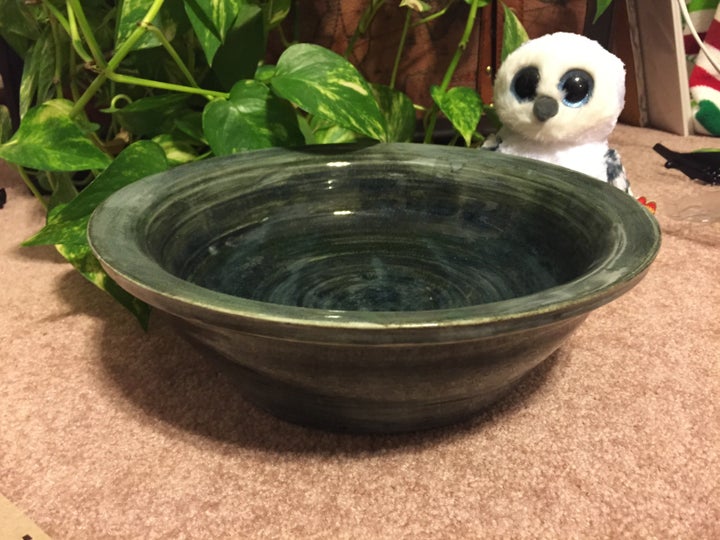 Matt took eight hours of pottery lessons to produce his DIY Pensieve basin.