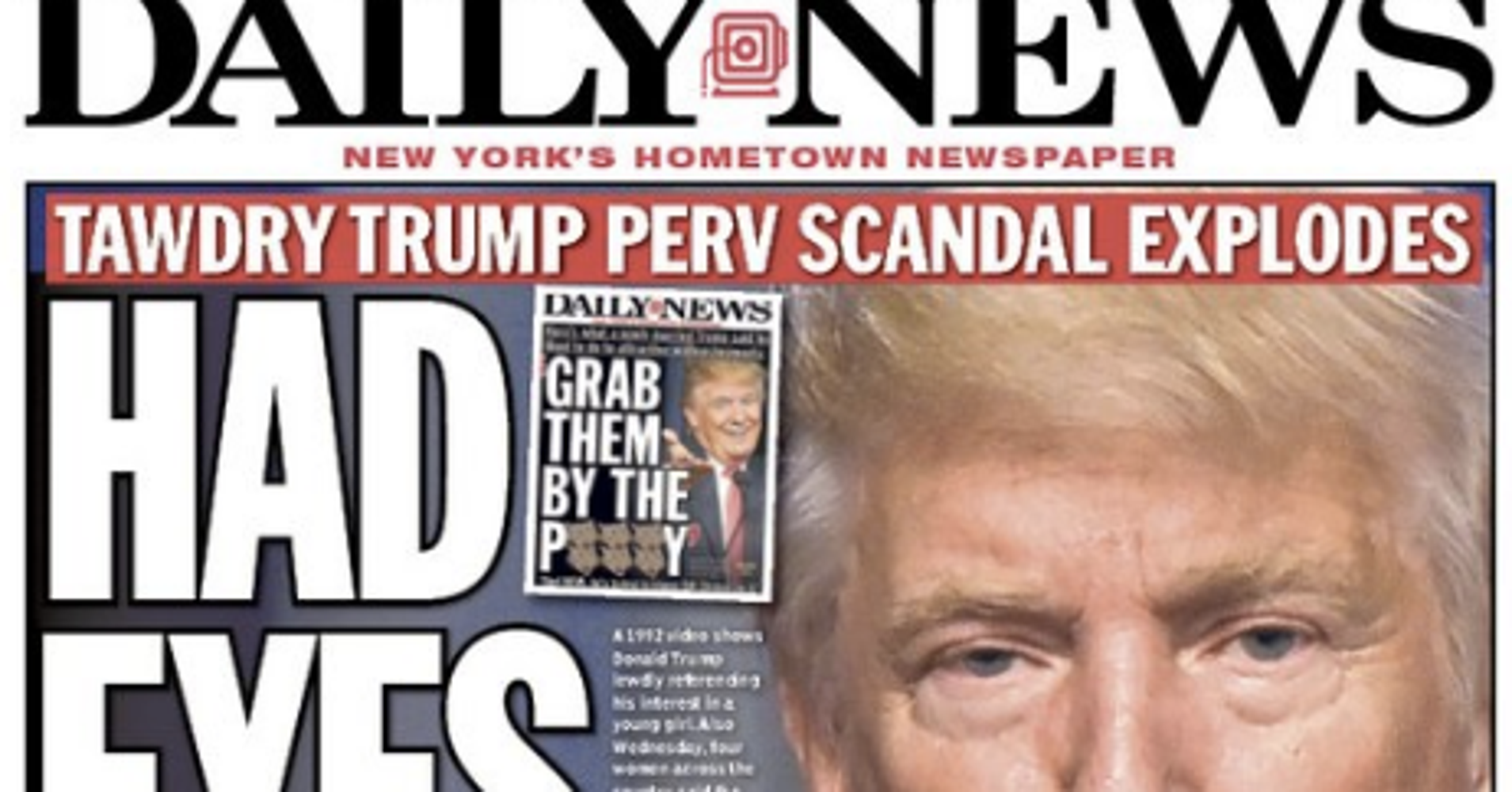 New York Daily News Calls Out Donald Trump's 'Perv Scandal' HuffPost
