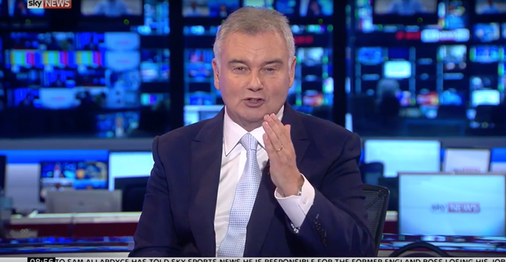 Eamonn during his final broadcast