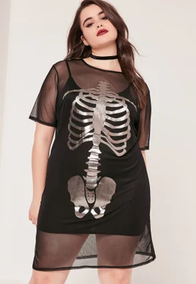 Missguided 2024 skeleton dress