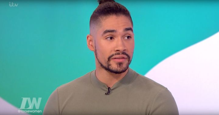 <strong>Louis Smith attempted to explain the situation on 'Loose Women'</strong>