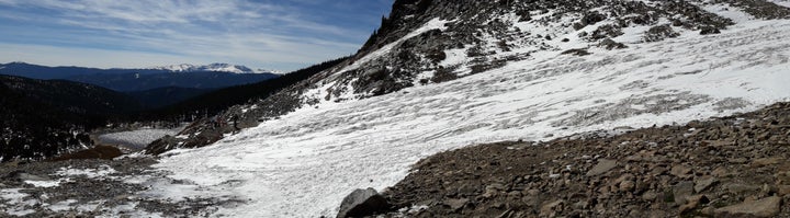 <p>The glacier</p>