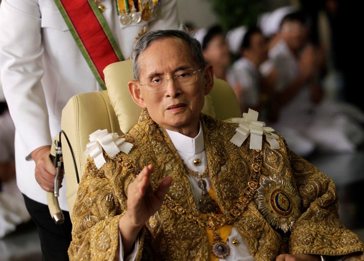 Thailand's King Bhumibol Adulyadej died on October 13.