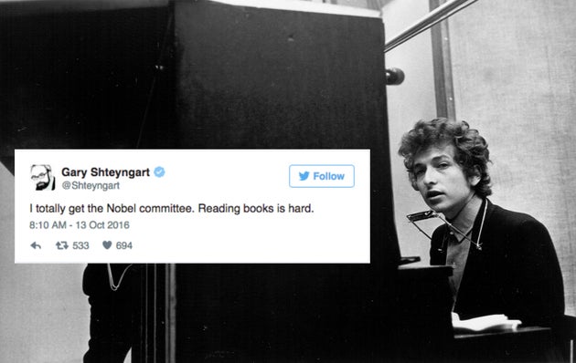 27 Tweets That Perfectly Capture How Baffling Bob Dylan S Nobel Prize Win Is Huffpost