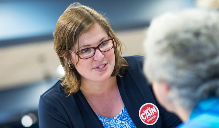 Emily Cain is running as a Democrat in Maine's 2nd Congressional District.