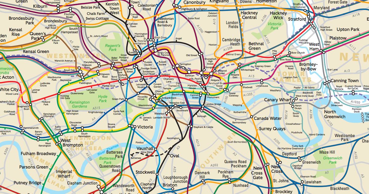 Tube Map: 9 Bits Of The London Underground That Are A Complete Lie ...