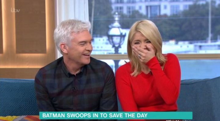 Holly Willoughby lost control of herself on Thursday's 'This Morning'
