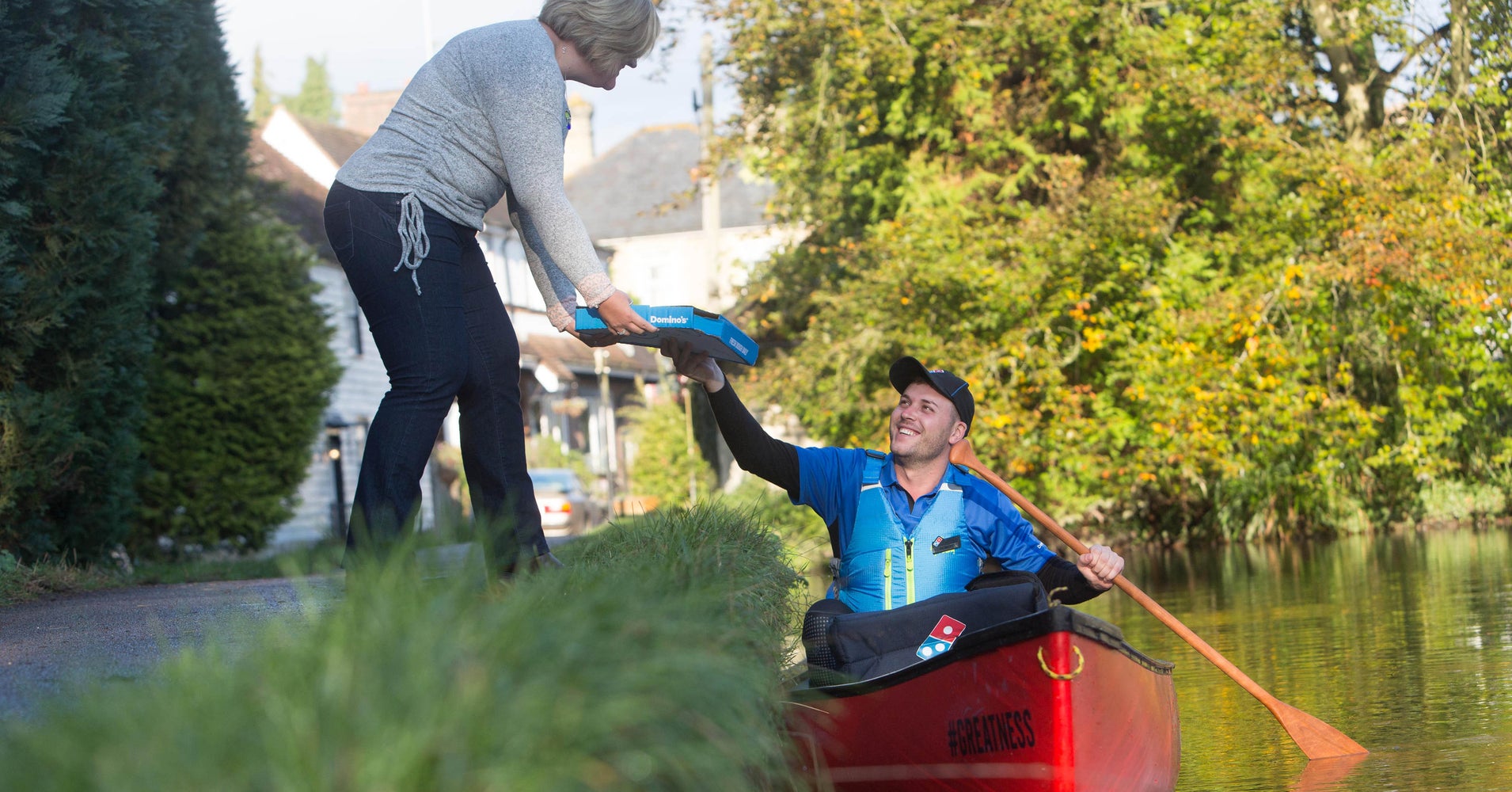 Domino's Will Deliver Pizza By Canoe. We're Not Joking. HuffPost