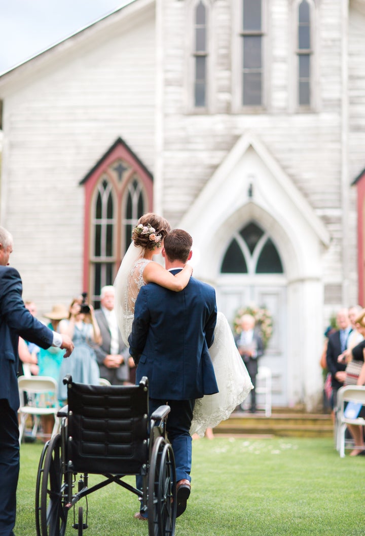 Photographer Sarah Powell said the moment was one of the most moving she has ever photographed. 